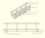 Build a 1:20.3 scale dock for a lobster boat