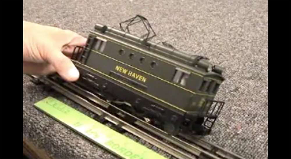 Video: O gauge boxcab electric by K-Line by Lionel