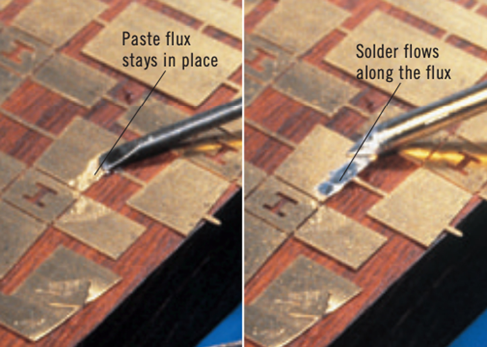 The lost art of soldering: An image of a soldering gun in use