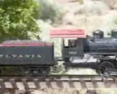 Accucraft live-steam 4-6-0 locomotive