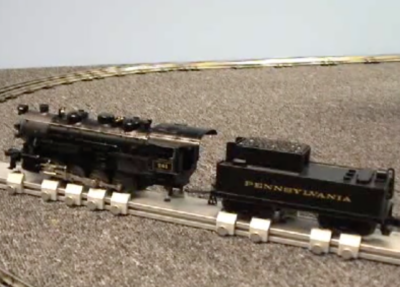 Video: O gauge Menards steam freight set by Lionel