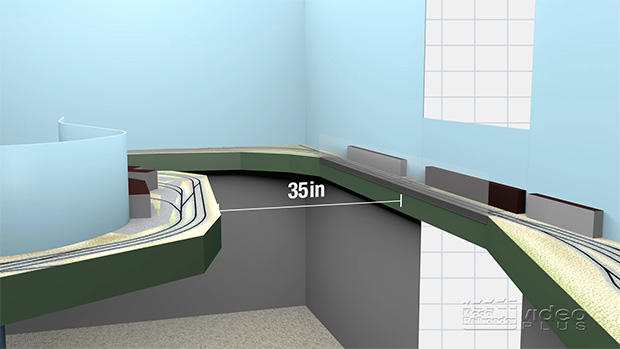 N scale Chicago Belt Lines 3d track plan