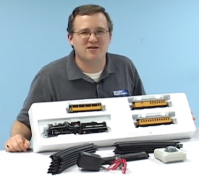 Bachmann HO scale steam passenger train set