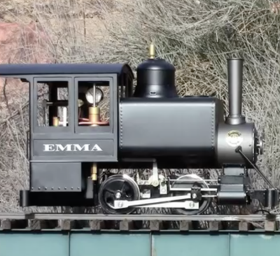 VIDEO: Accucraft’s live steam Emma locomotive