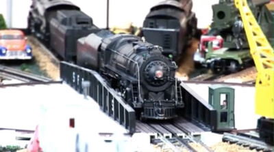 Andy Dubill’s postwar O gauge layout