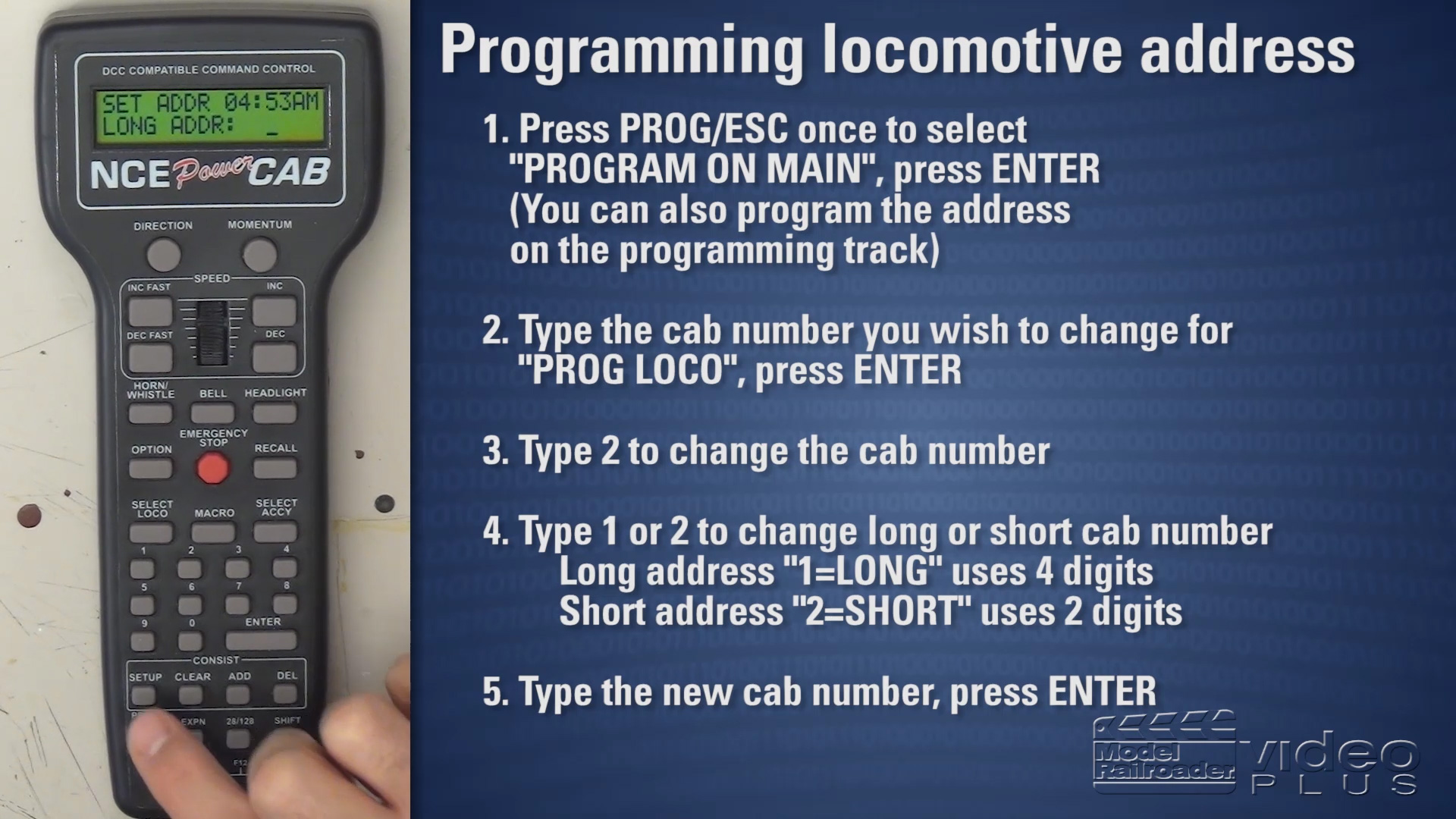 DCC Programming: Episode 1 – programming locomotive addresses