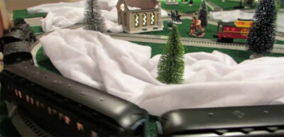 Kevin’s “Polar Express” North Pole Christmas layout