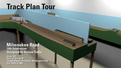 3D Track Plans: The HO scale Milwaukee Road 14th Subdivision