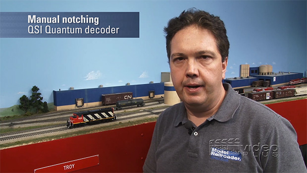 Manual notching using a QSI Quantum decoder.