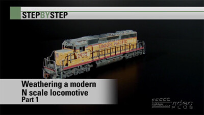 Video Step by Step: Weathering an N scale locomotive – part 1