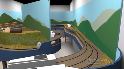 3D Track Plan: The HO scale Conrail Bald Eagle Branch