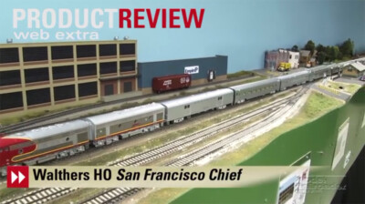 Video: Walthers HO scale San Francisco Chief passenger train