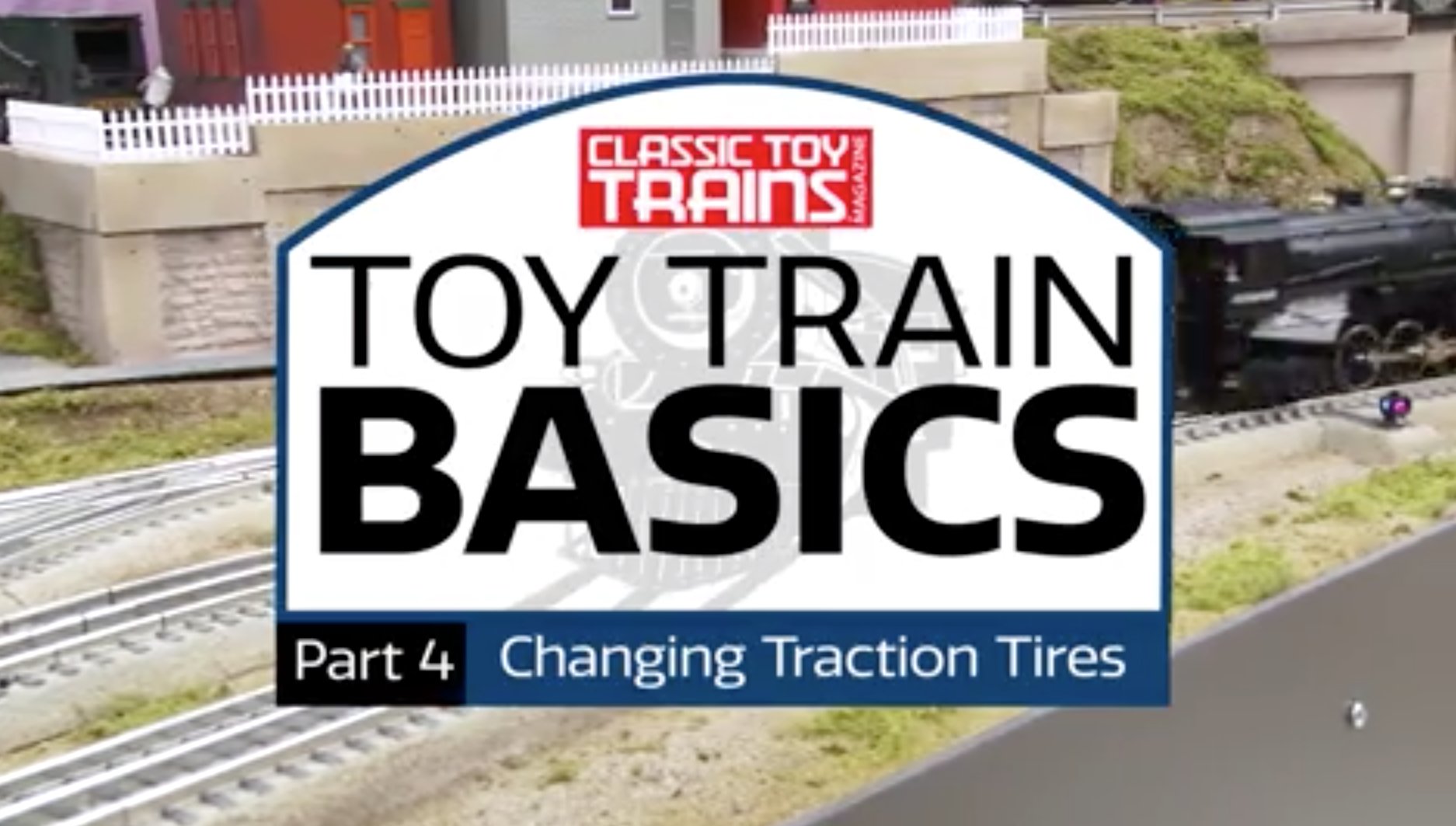 Toy Train Basics: Changing traction tires