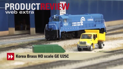 Video: Korea Brass HO scale U25C with TCS WOWSound DCC decoder