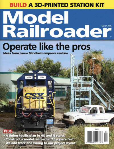Model Railroader Issue Cover