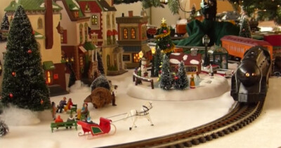 A twin village Lionel Christmas