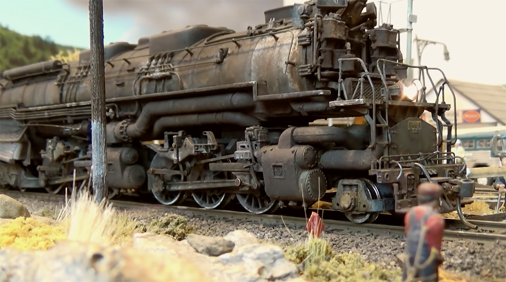 HO scale Allegheny Blue-Ridge Virginian steam locomotive