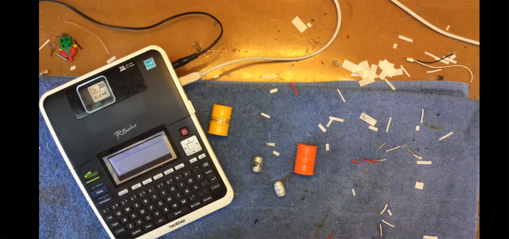 How to use a label maker on your garden railroad