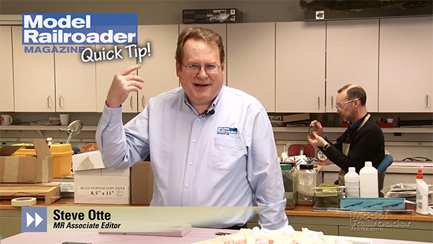 Model Railroader Quick Tips: Caulk for tracklaying