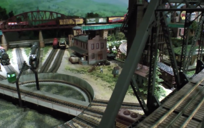 Big action on a compact railroad