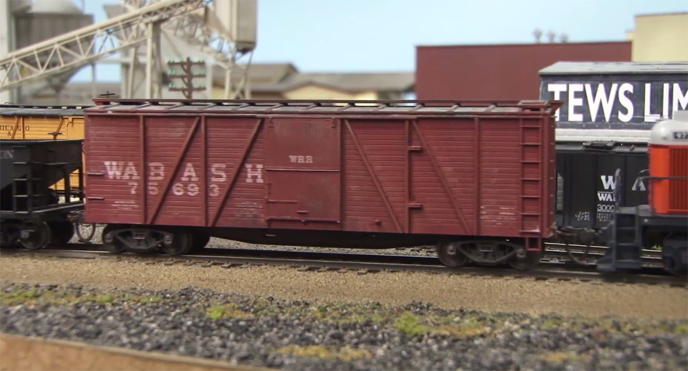 boxcar on the HO scale Beer Line layout