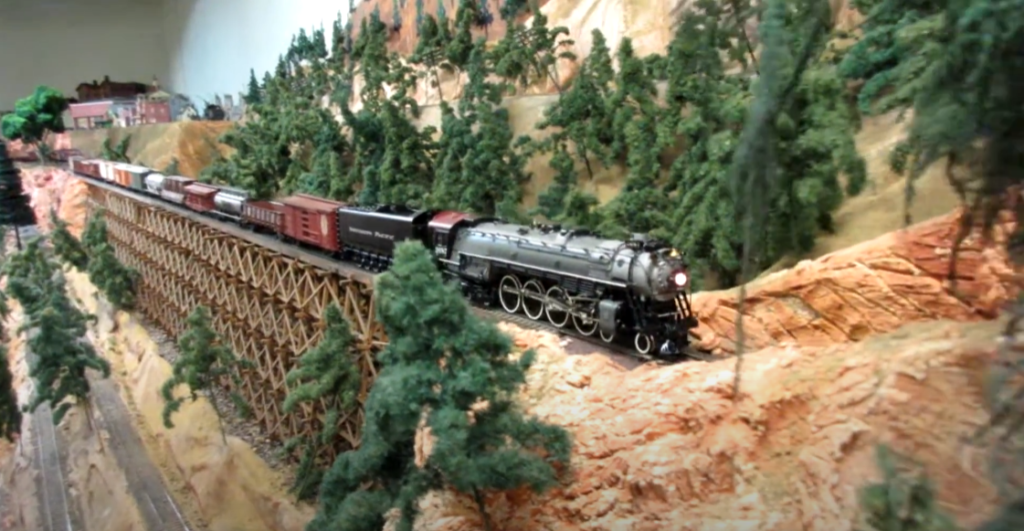 Northern Pacific A-5 4-8-4 northern with grey boiler