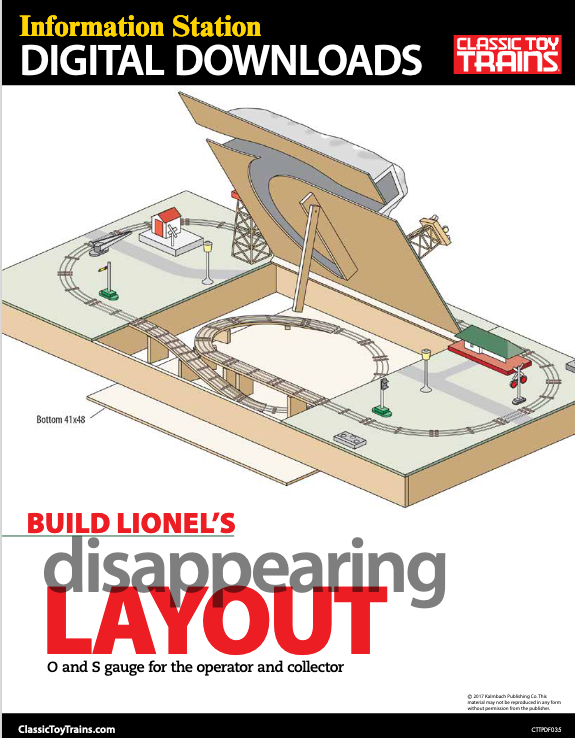 Lionel’s Disappearing Train Layout