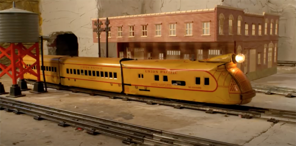 two Marx trains from the 1930s