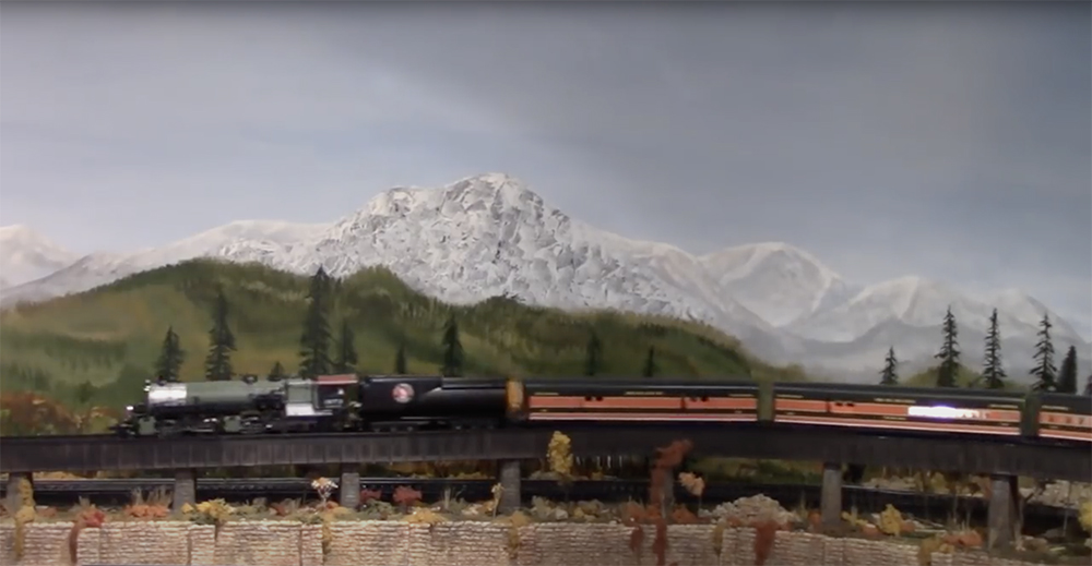 Neal Mayer mountain themed layout