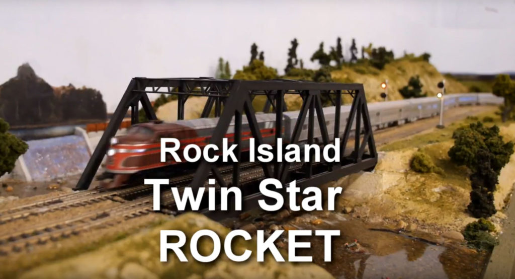 Rock Island twin star rocket locomotive