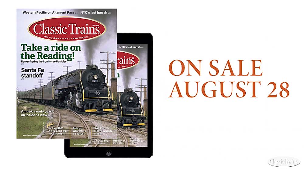 Cover of Classic Trains Fall 2018 issue