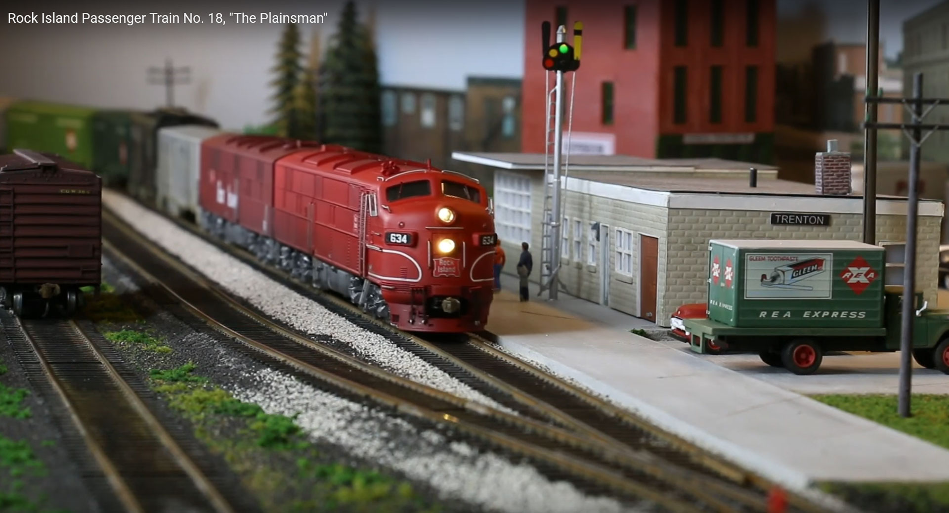 Rock Island Passenger Train No. 18, “The Plainsman”