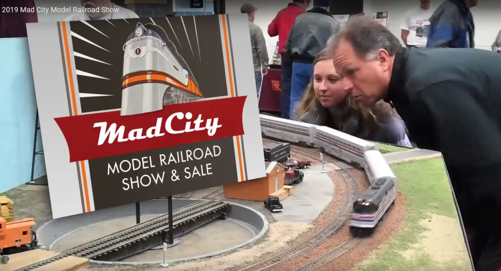 Scene from model train show