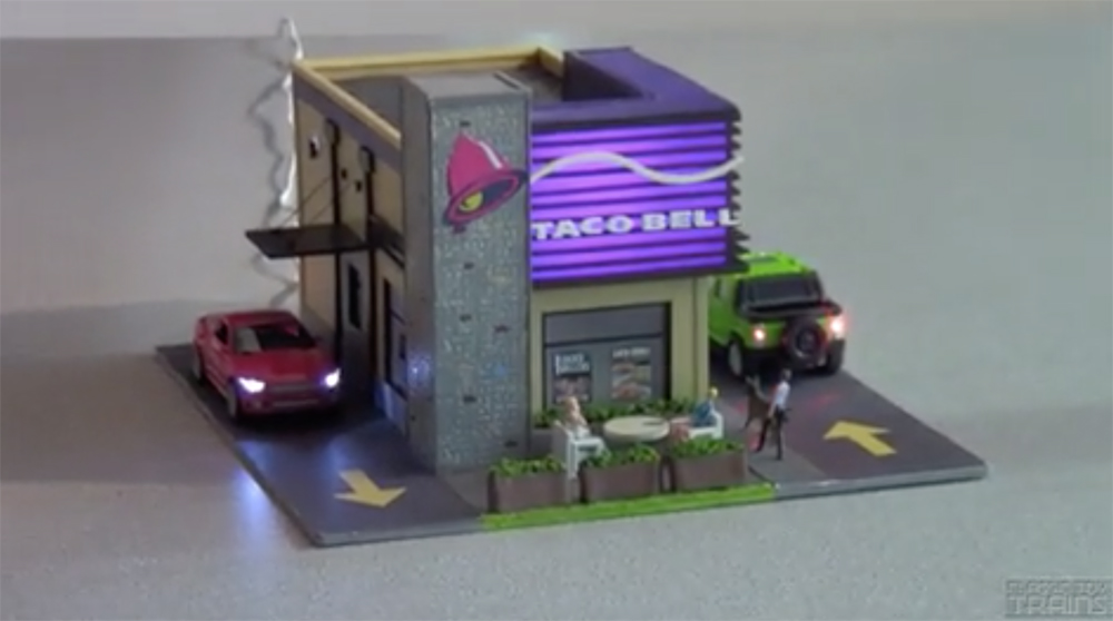 Menards Taco Bell and Piggly Wiggly structures