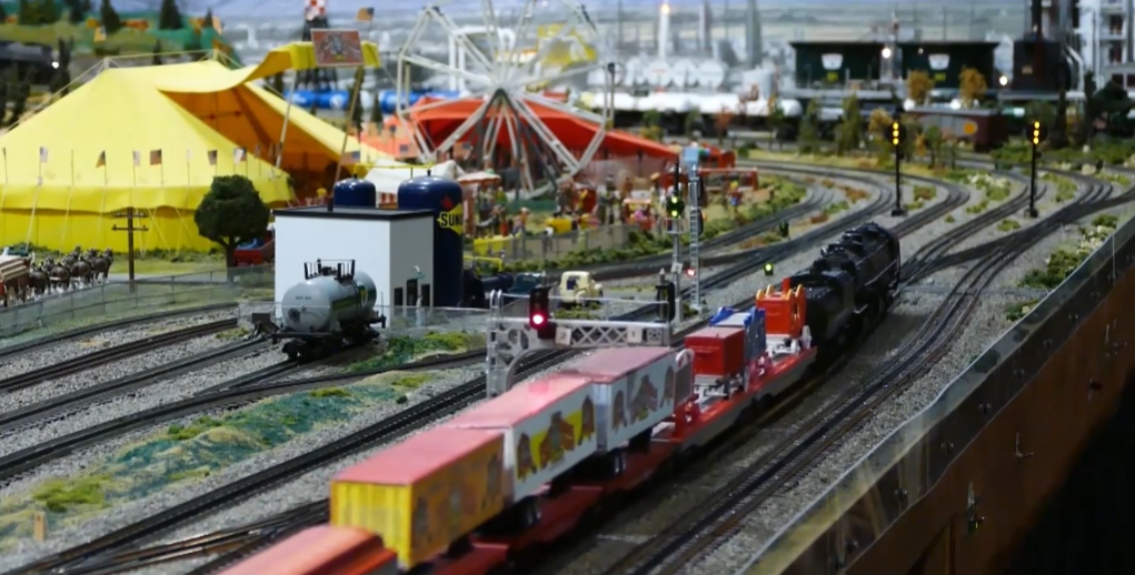 The Foley Railroad Museum’s O gauge layout