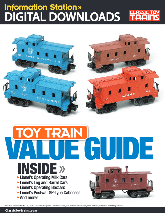 Toy Train Value Guide