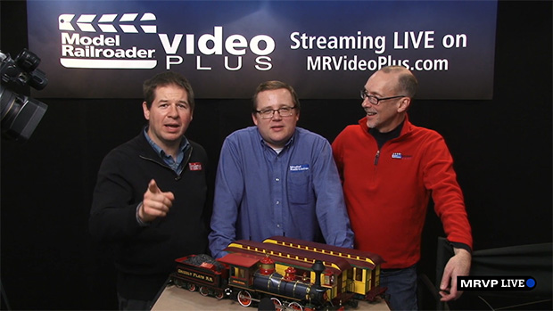Steve Sweeney, Cody Grivno, and David Popp at Trainfest 2019