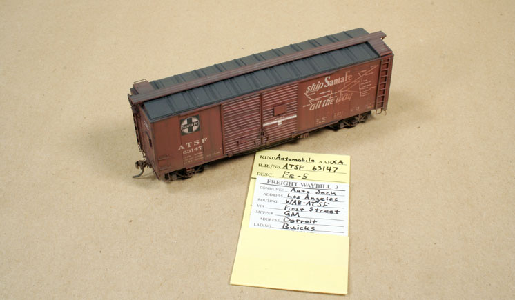 Basics of car cards and waybills for model railroad operation