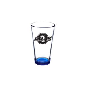 Pint glass with Atlas logo