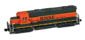 American Z Line Z scale Electro-Motive Division GP38-2 diesel locomotive