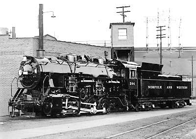 Norfolk & Western 0-8-0 switcher No. 244