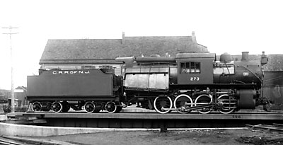 Central Railroad of New Jersey camelback 0-8-0 switcher