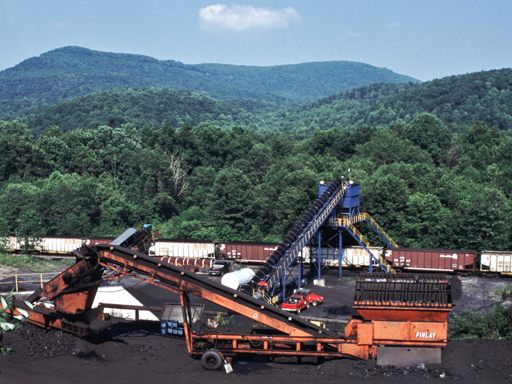 CSX coal train in West Virginia