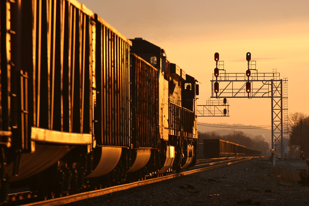 CSX coal train in West Virginia