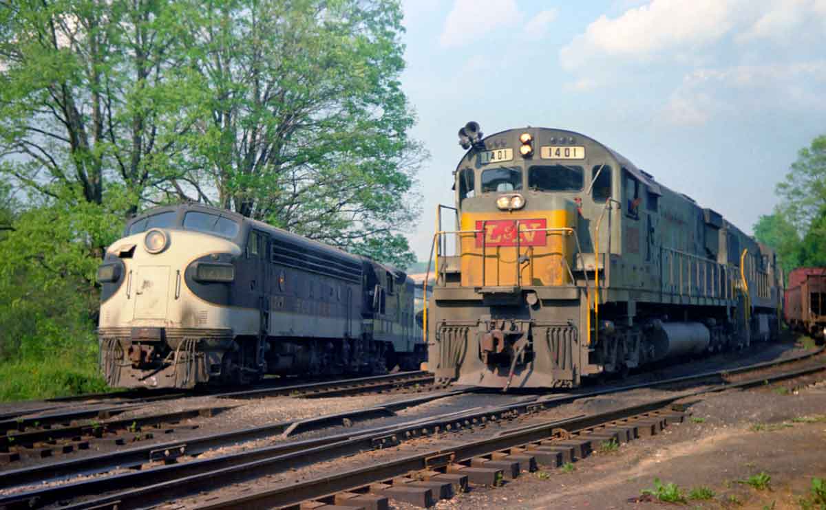 Louisville and Nashville Railroad meets Interstate Railroad