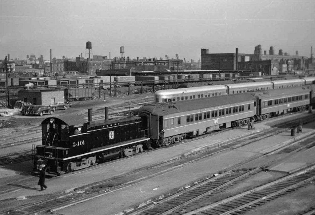 Santa Fe Railway sleeper cars