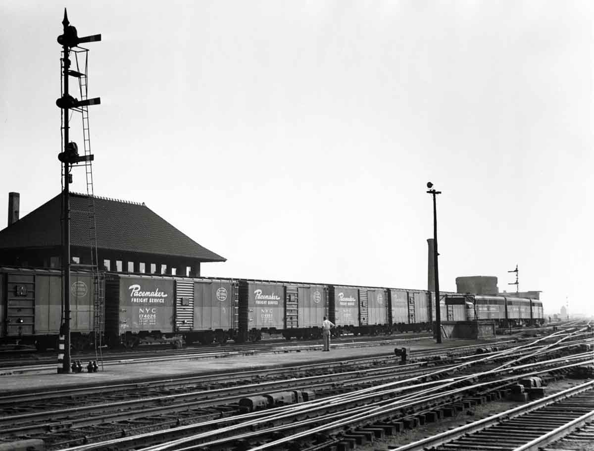 New York Central Railroad Pacemaker train in Massachusetts