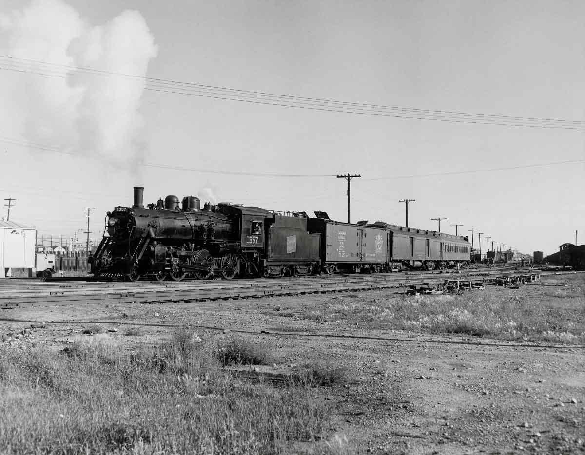 Canadian National Ten-Wheeler at Fort Rouge Yard