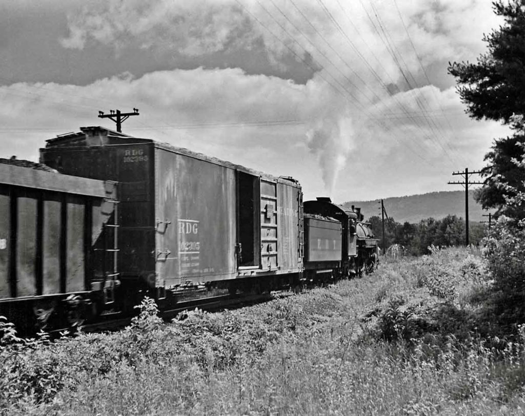 Reading Company boxcar on East Broad Top Railroad