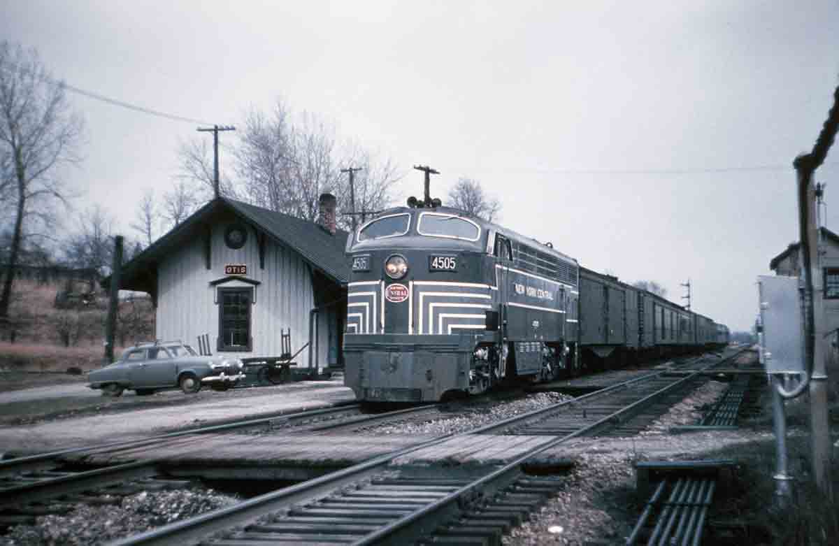 New York Central Railroad 4505 at Otis, Indiana